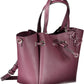 Elegant Purple Handbag with Versatile Straps