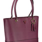 Chic Purple Guess Tote with Elegant Detailing