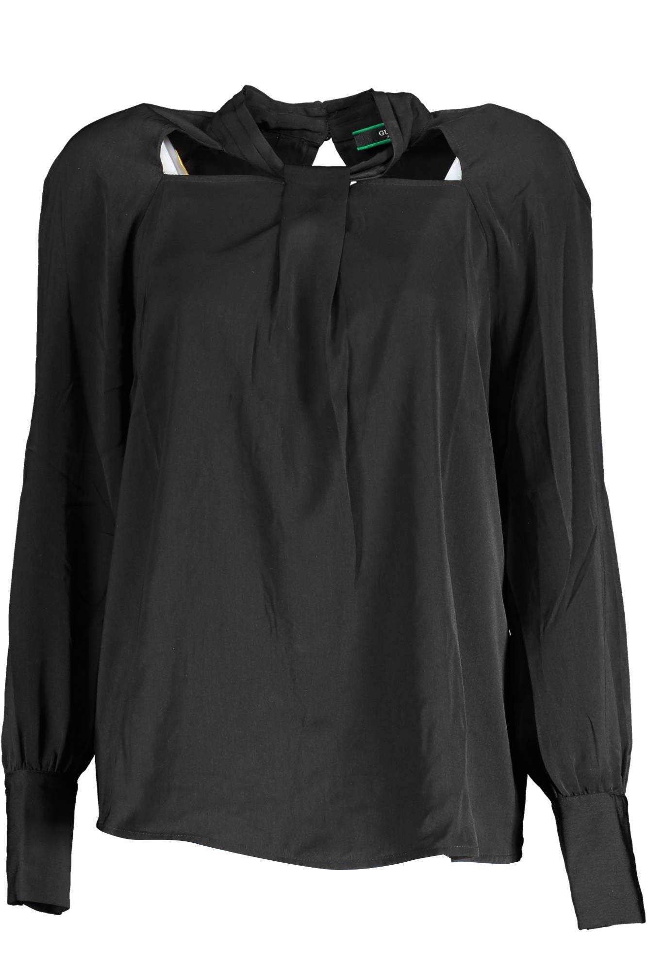 Elegant Long-Sleeved Black Shirt