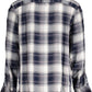 Chic Blue Long Sleeve Italian Collar Shirt
