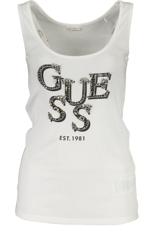 Elegant White Organic Cotton Tank Top