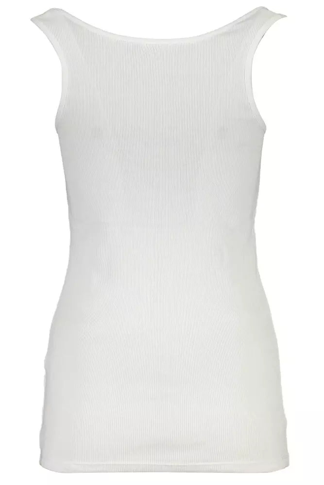 Chic White Organic Cotton Tank Top