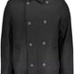 Chic Long Sleeve Wool-Blend Coat