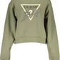Emerald Green Rhinestone Embellished Sweatshirt