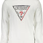 Sleek White Crewneck Organic Sweatshirt