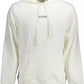 Eco-Chic White Hoodie with Iconic Print