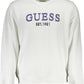 Classic White Cotton Crew-Neck Sweatshirt
