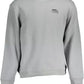 Chic Embroidered Logo Gray Sweatshirt