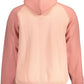 Pink Cotton Hooded Sweatshirt with Logo