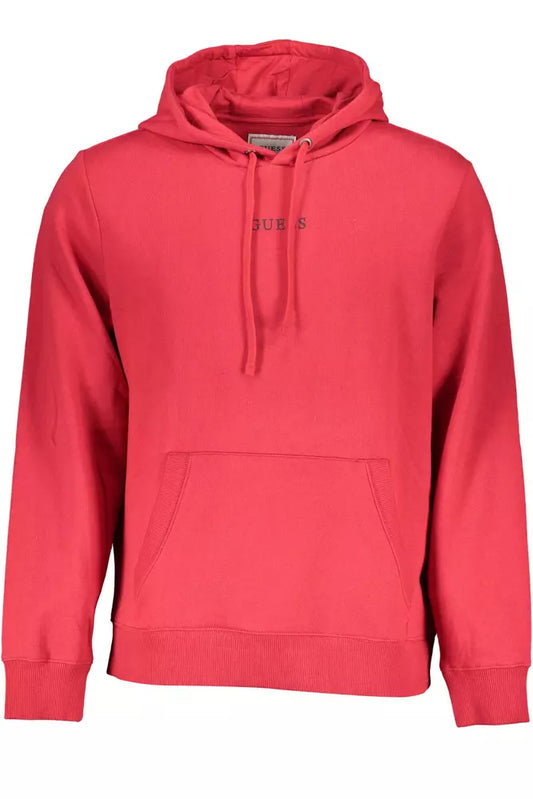 Crimson Hoodie with Classic Print