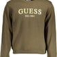 Green Logo Print Round Neck Sweater