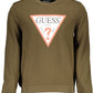 Slim Fit Green Cotton Sweater