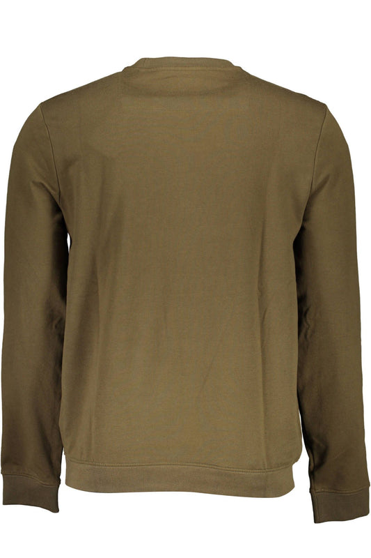 Slim Fit Green Cotton Sweater