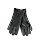 Elegant Leather Gloves with Contrasting Accents