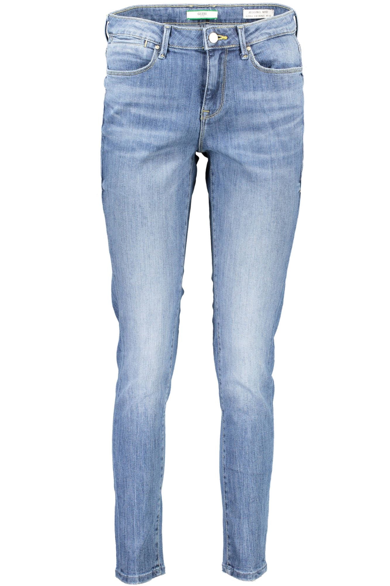 Chic Ultra Skinny Mid-Rise Light Blue Jeans