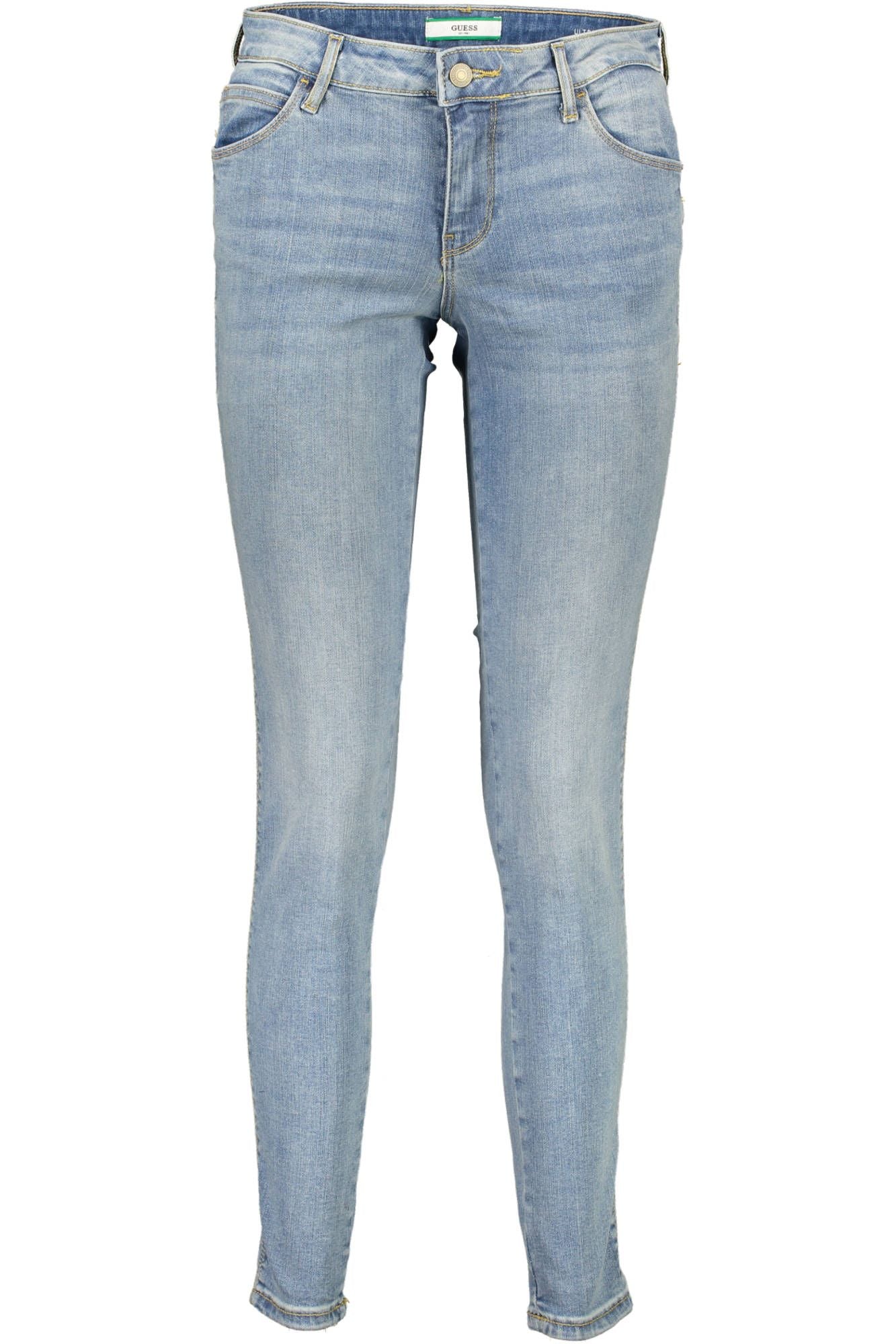 Chic Light Blue Cotton Denim