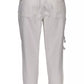 Chic White Distressed Denim Enchantress