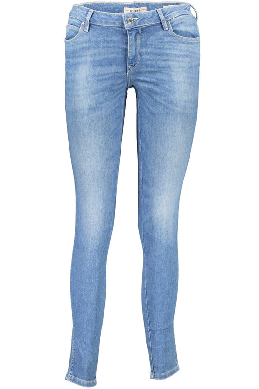 Chic Faded Skinny Blue Jeans