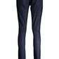 Chic Blue Contrasting Detail Denim