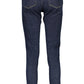 Chic Skinny Mid-Rise Blue Denim Jeans