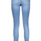 Chic Faded Skinny Blue Jeans