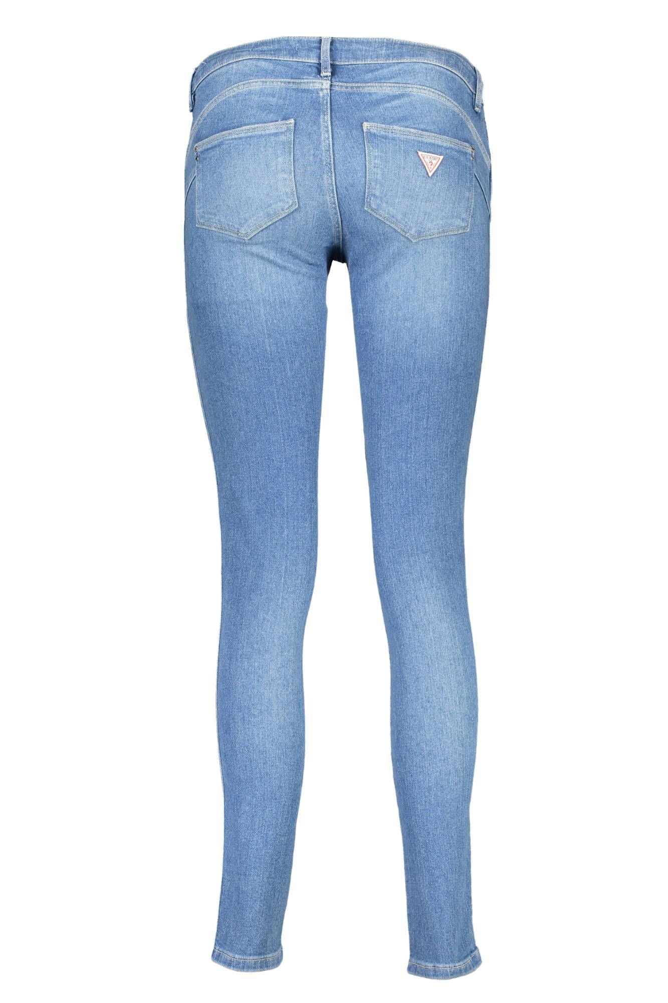 Chic Faded Skinny Blue Jeans