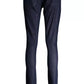 Chic Blue Contrast Detail Jeans