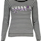 Chic Black Long-Sleeved Designer Top
