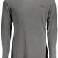 Slim Fit Crew-Neck Embroidered Shirt