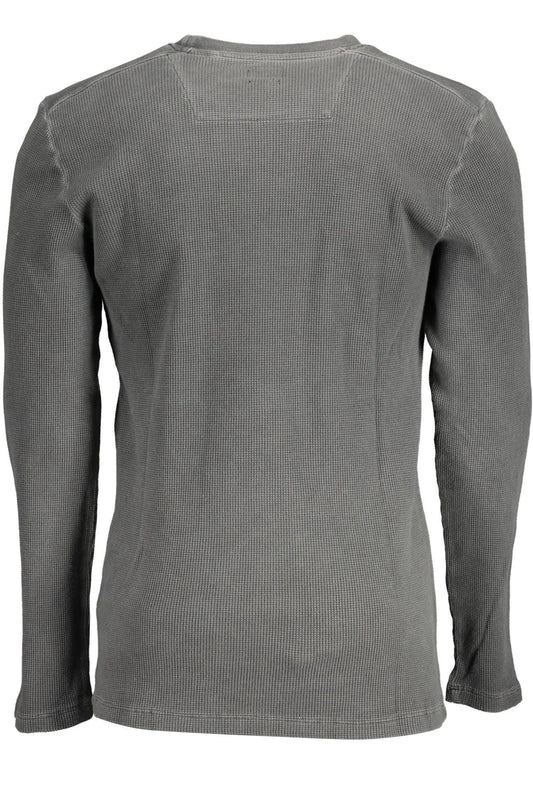 Slim Fit Crew-Neck Embroidered Shirt