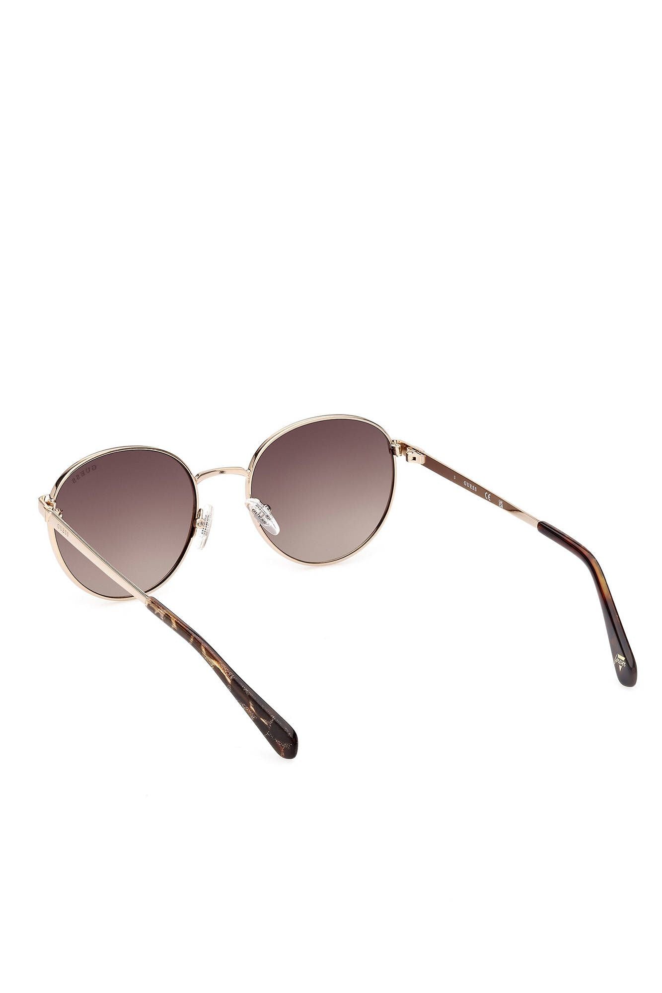 Chic Round Metal Frame Sunglasses