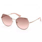 Bronze Round Lens Sunglasses with Metal Frame