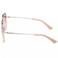 Chic Bronze Square Metal Sunglasses