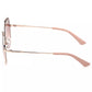 Bronze Round Lens Sunglasses with Metal Frame