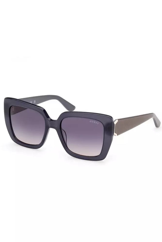 Chic Smoked Lens Square Sunglasses