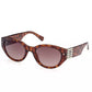 Chic Teardrop Brown Lens Sunglasses