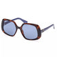 Chic Square Lens Sunglasses in Brown