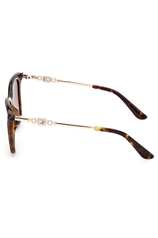 Chic Square Frame Sunglasses with Contrasting Accents