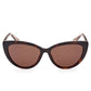 Chic Teardrop Brown Lens Sunglasses