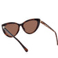 Chic Teardrop Brown Lens Sunglasses
