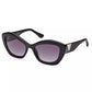 Chic Teardrop Black Sunglasses