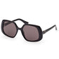 Elegant Black Square Frame Sunglasses