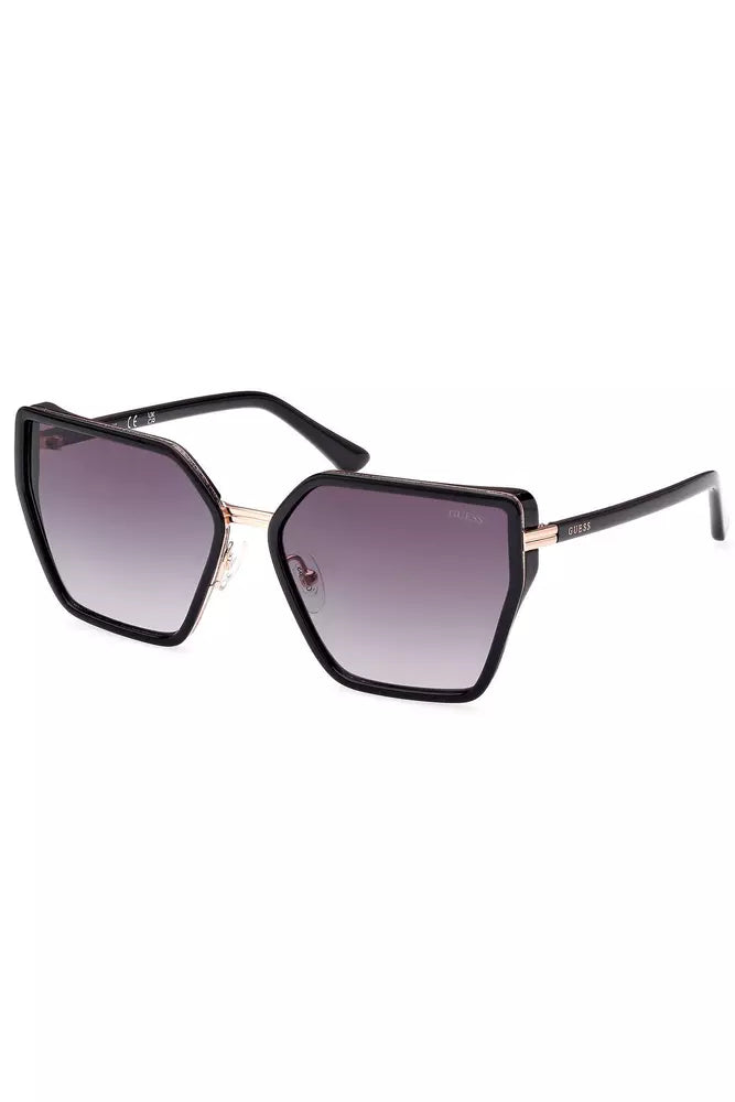 Hexagonal Dark Lens Chic Sunglasses