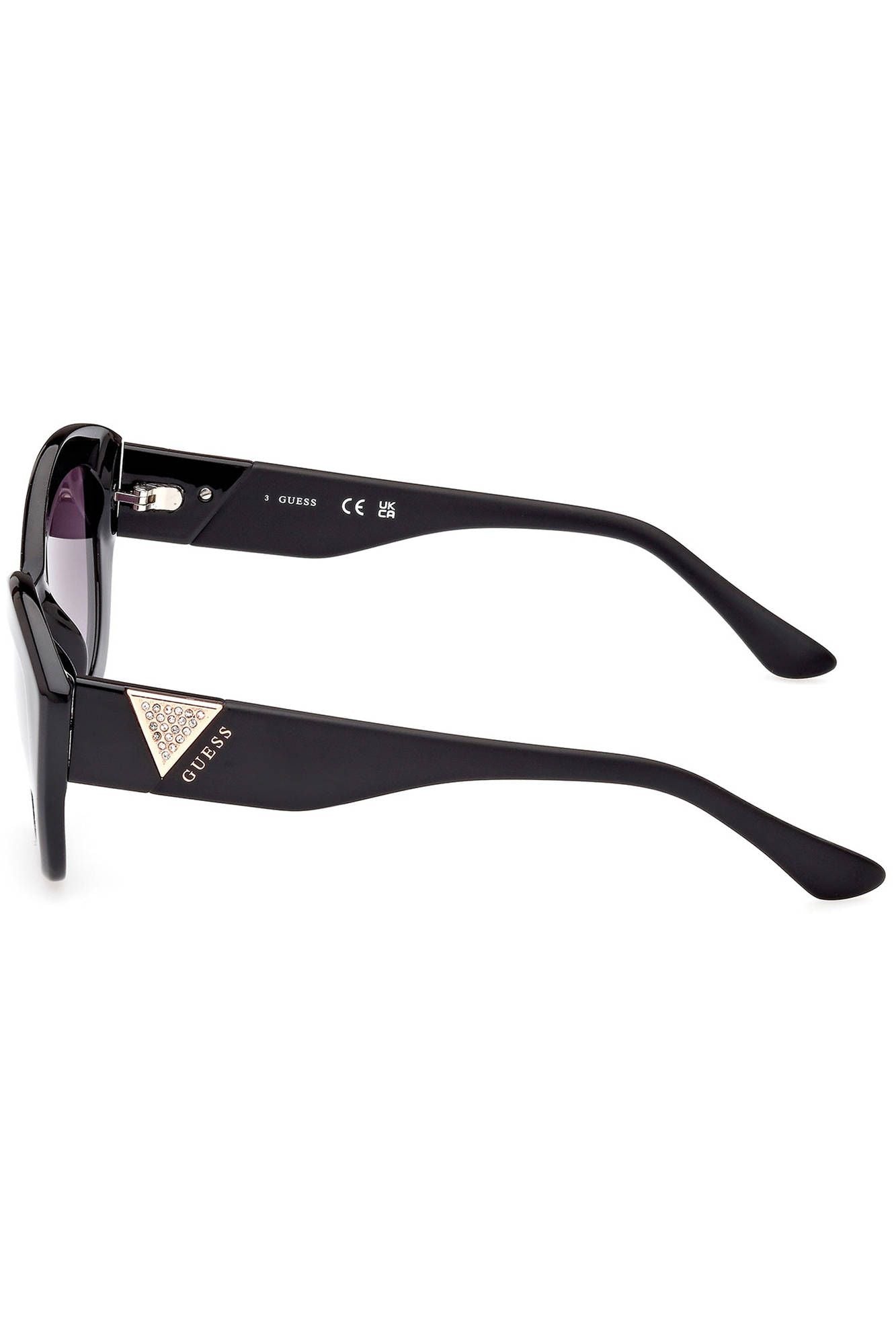 Chic Teardrop Black Sunglasses