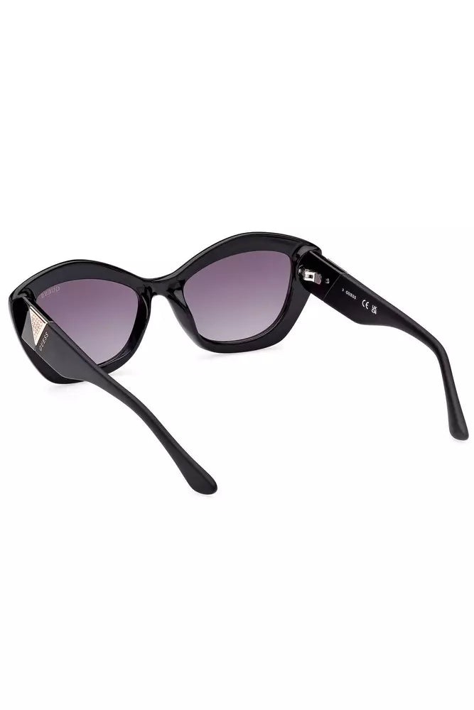 Chic Teardrop Black Sunglasses