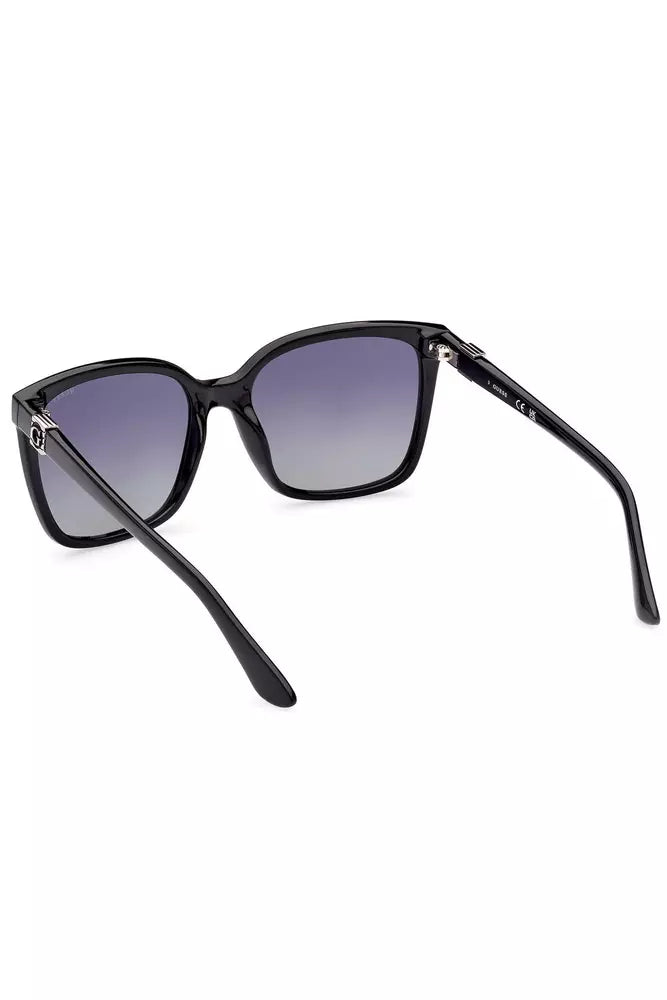 Chic Black Square Frame Sunglasses