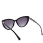 Chic Teardrop Black Sunglasses