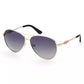 Chic Teardrop Metal Frame Sunglasses