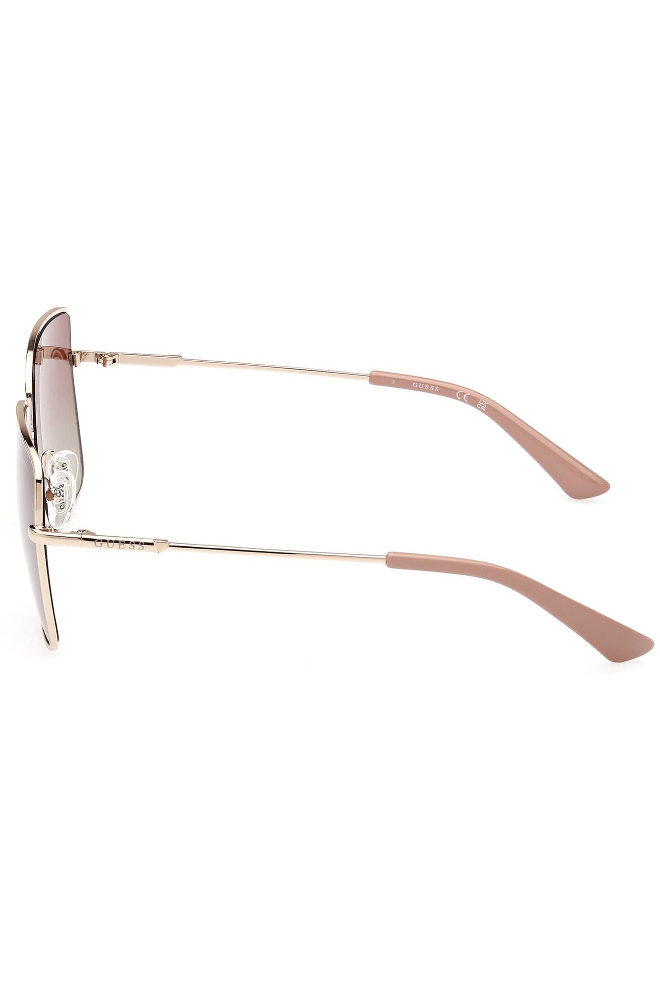 Elegant Gold Square Frame Sunglasses