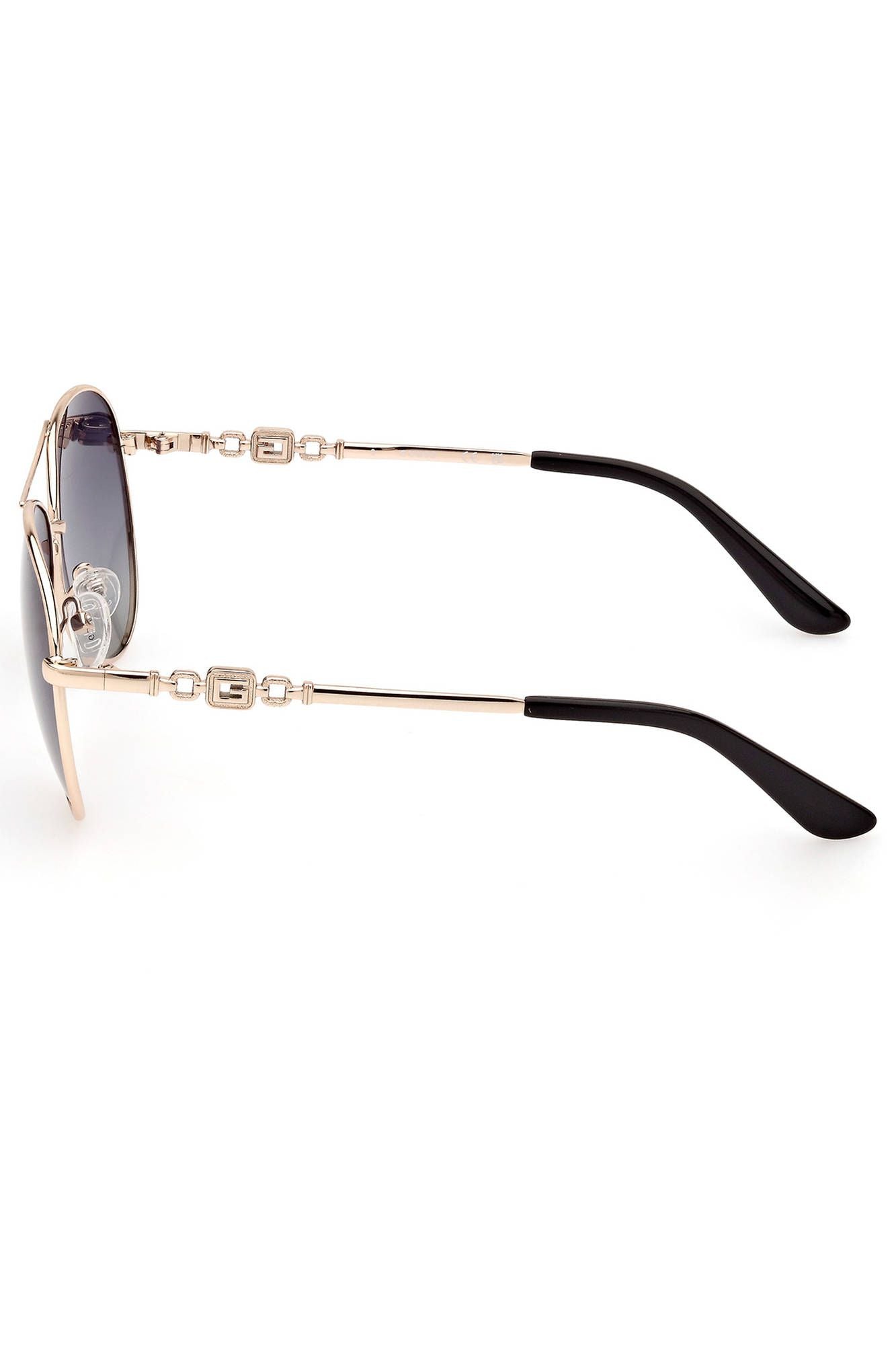 Chic Gold Frame Teardrop Sunglasses